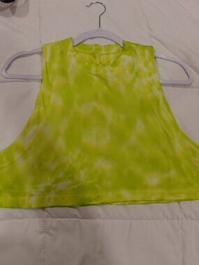 Lululemon All Yours Crop Tank Tie Dye